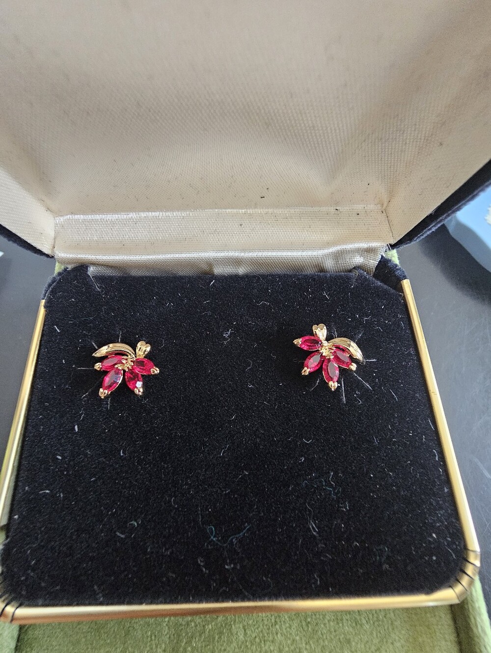 Vintage Gold Plated Earrings